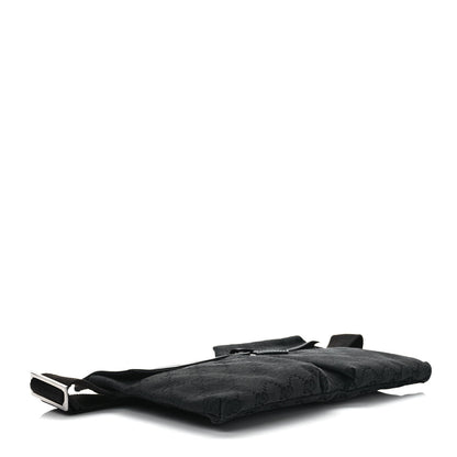 Gucci GG Monogram Double Pocket Belt Bag Black 4 of 9