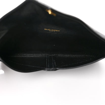 Saint Laurent Patent Paloma Envelope Clutch Black 5 of 7
