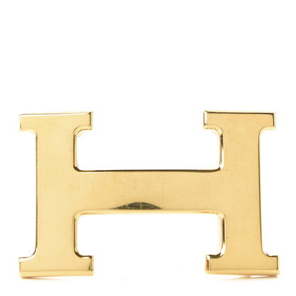 Hermes Polished 32mm H Belt Buckle Gold 1 of 4