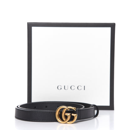 Gucci Calfskin Double G 20mm Belt 75 30 Black 7 of 7