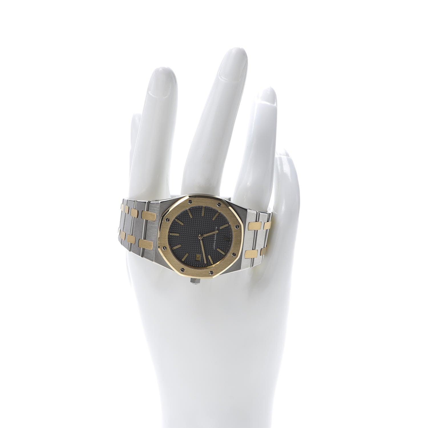 Audemars Piguet Stainless Steel 18K Yellow Gold 33mm Royal Oak Quartz Watch Grey 56175SA.OO.0789SA.01 2 of 7