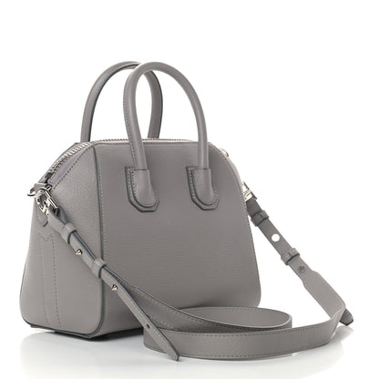 Givenchy Sugar Goatskin Mini Antigona Pearl Grey 3 of 9