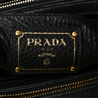 Prada Vitello Phenix Shopping Tote Black 10 of 16
