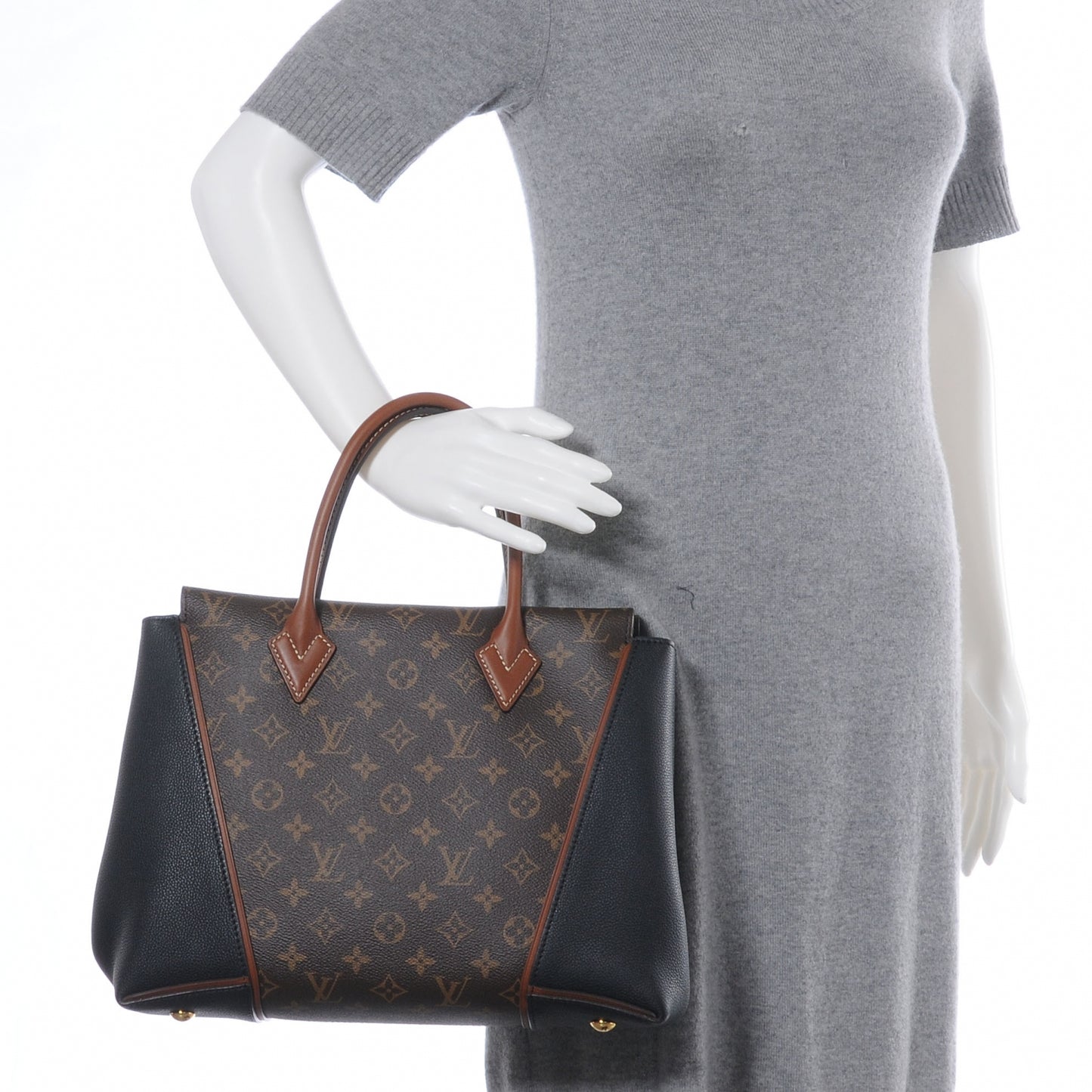 Monogram Tote W PM Black