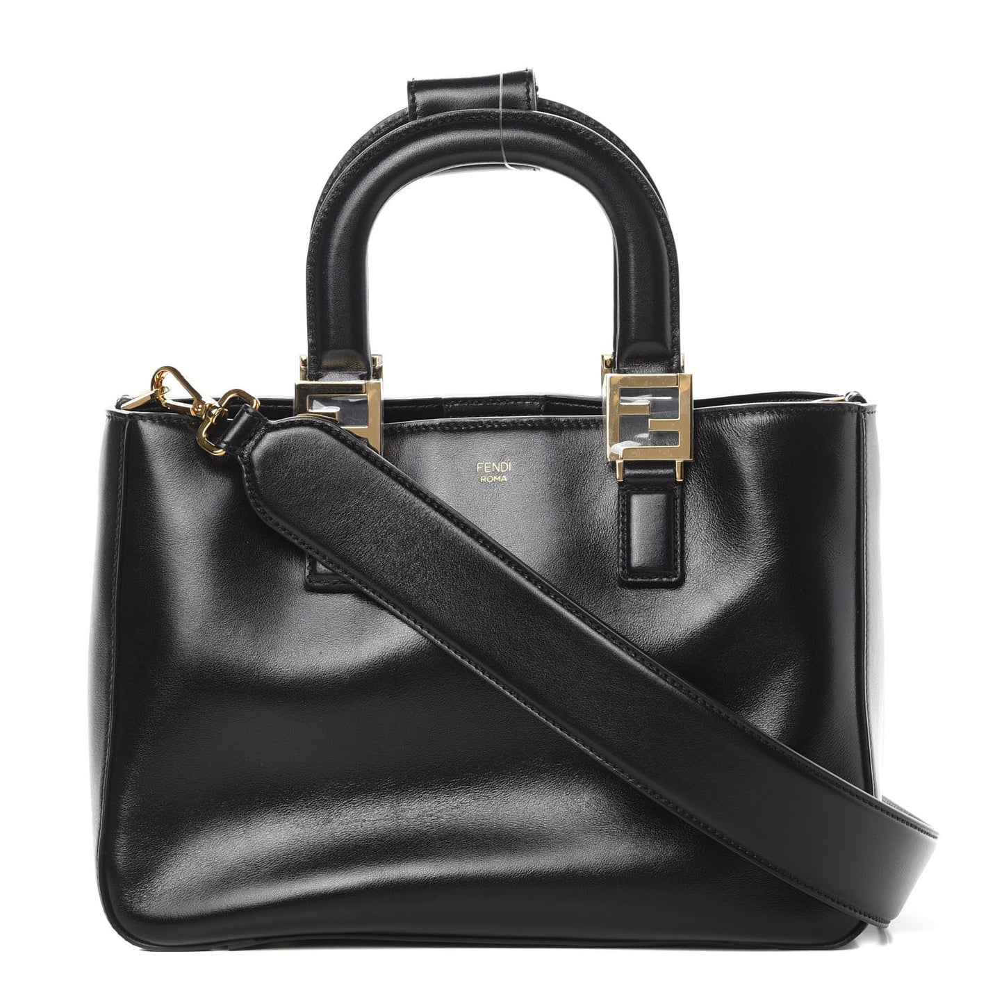Vitello Glacier Small FF Tote Black