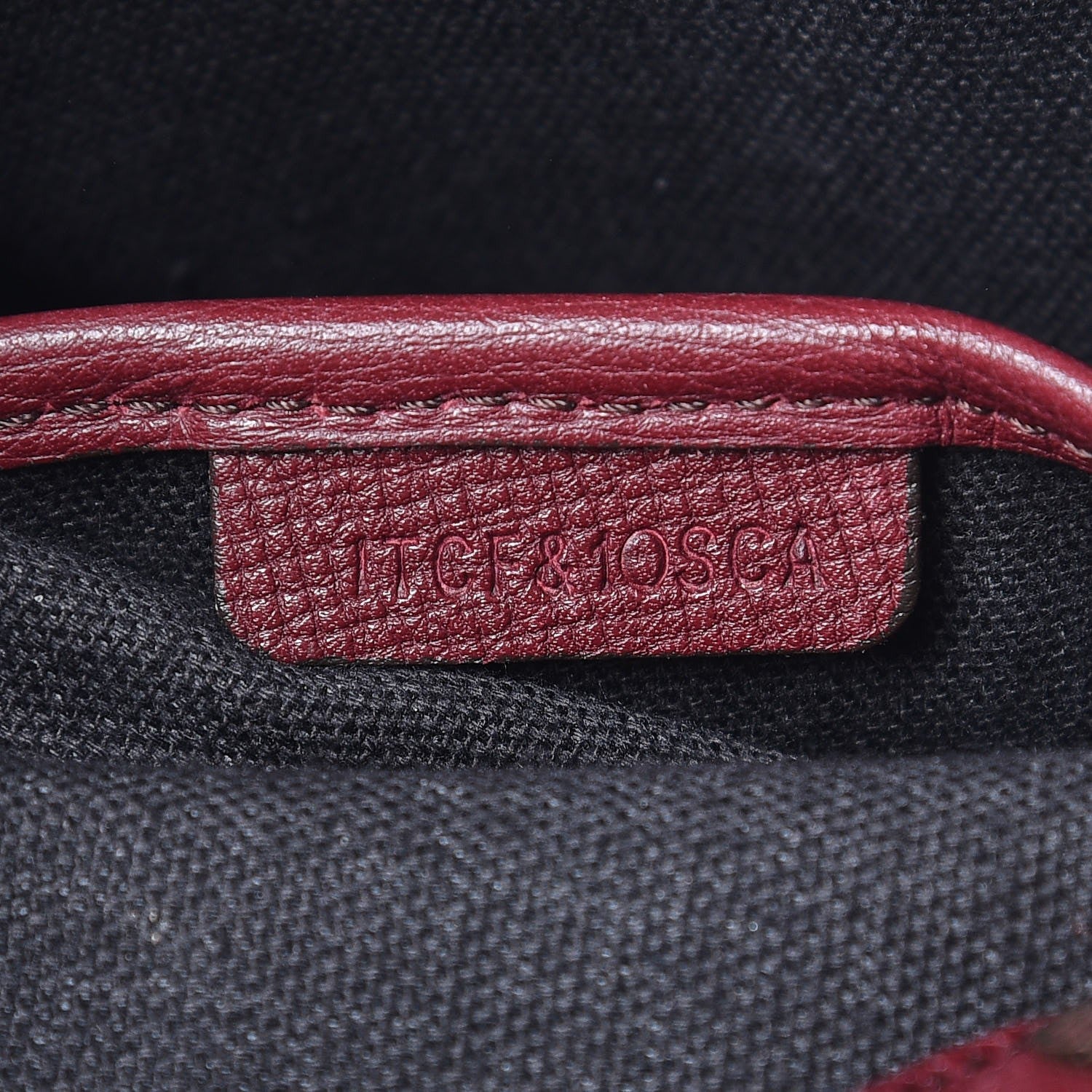 Burberry Grainy Calfskin House Check Medium Banner Tote Mahogany Red 7 of 12