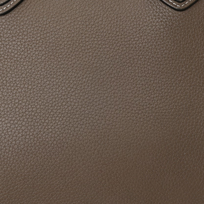 Celine Drummed Calfskin Mini Luggage Souris 7 of 12