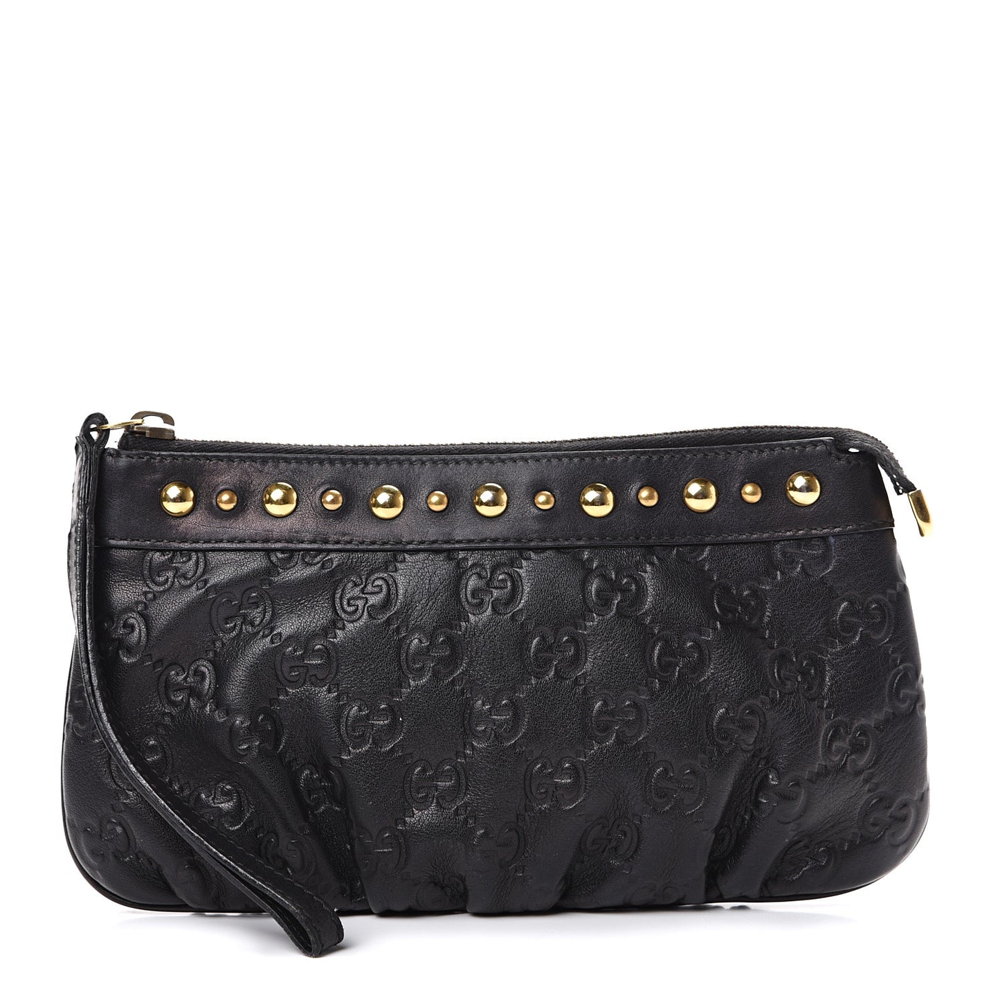 Guccissima Babouska Wristlet Black