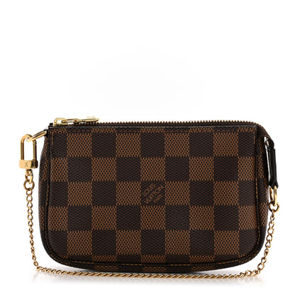 Louis Vuitton Damier Ebene Mini Pochette Accessories 1 of 8