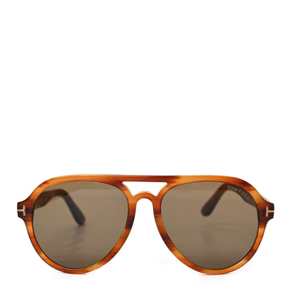 Tom Ford Acetate Rory Aviator Sunglasses TF596 Dark Havana 2 of 7