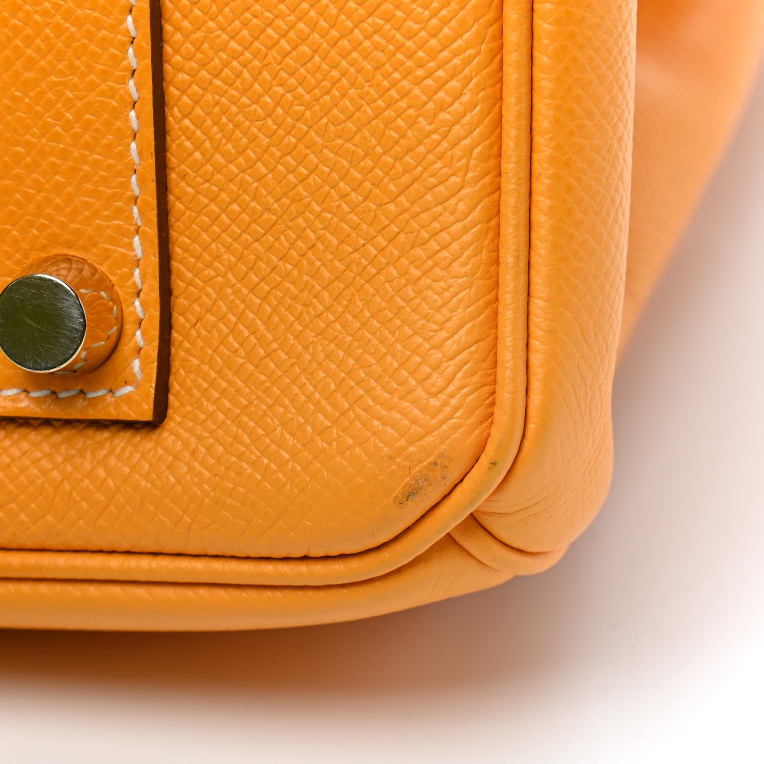Hermes Epsom Candy Birkin 35 Jaune D'Or Feu 12 of 12