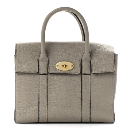 Mulberry Classic Grain Calfskin Small Bayswater Taupe 1 of 12