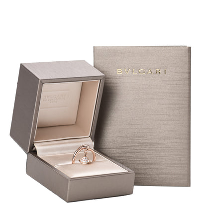 Bulgari 18K Rose Gold Diamond Divas' Dream Ring 54 7 6 of 6
