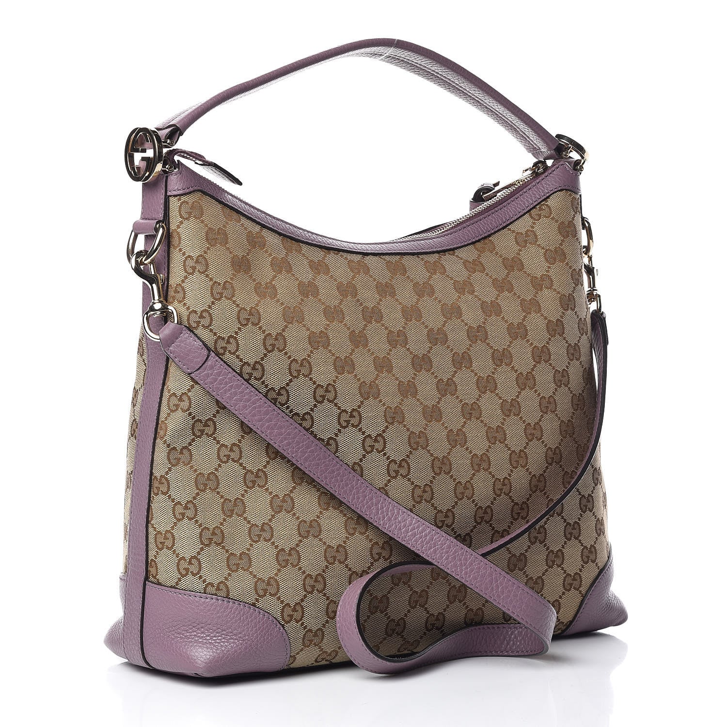 Gucci Monogram Small Miss GG Hobo Lilac 3 of 11