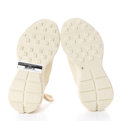 Gucci Calfskin Logo Womens Rhyton Sneakers 36 Ivory 5 of 7