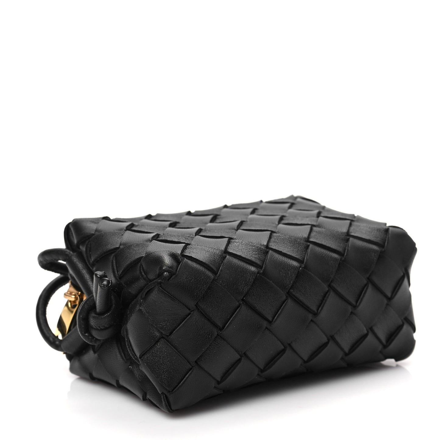 Nappa Intrecciato Candy Loop Camera Bag Black