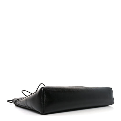 Chanel Shiny Lambskin Quilted 31 Shopping Bag Black 3 of 9