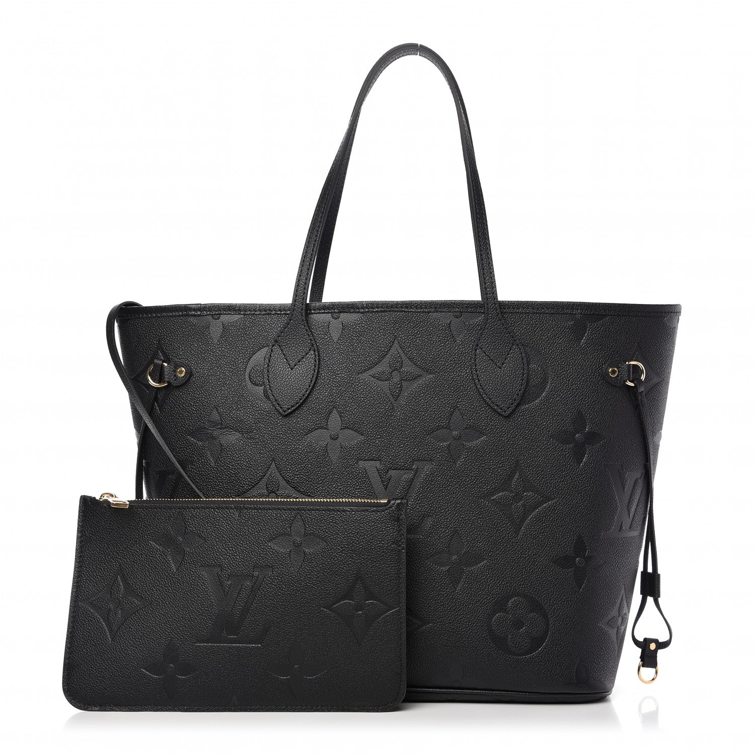 Louis Vuitton Empreinte Monogram Giant Neverfull MM Black 1 of 8
