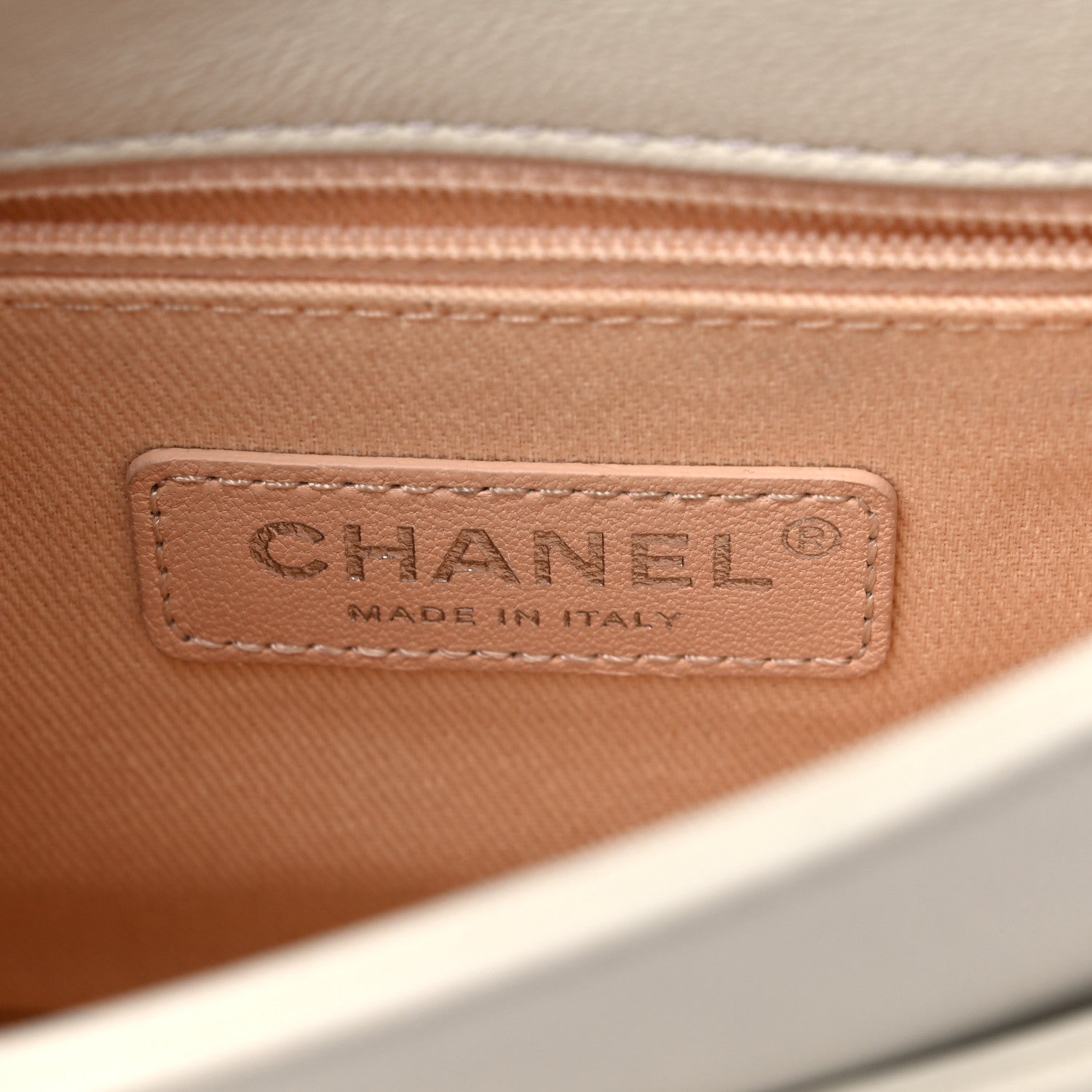 Chanel Lambskin Quilted Small Studded Bubble Flap White 6 of 12