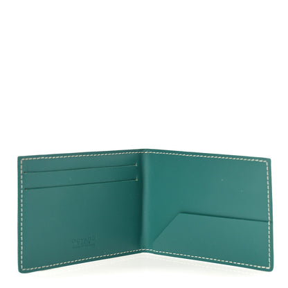 Goyard Goyardine Bi-Fold Victoire PM Wallet Green 5 of 8