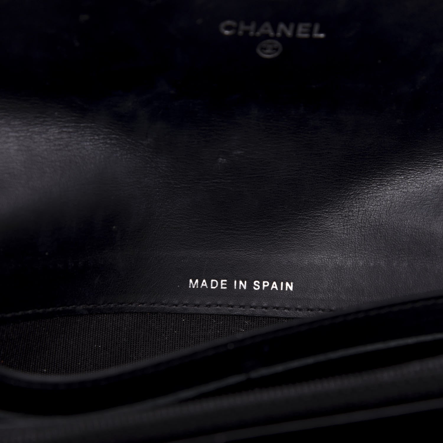 Chanel Patent Caviar Timeless CC Large Gusset Flap Wallet Black 7 of 8