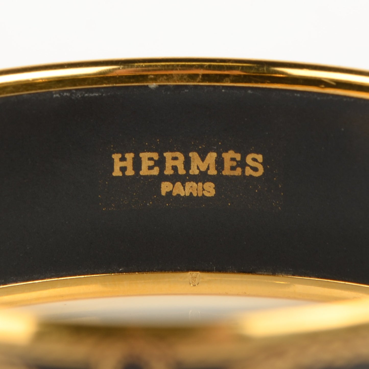 Enamel Printed Wide Grand Apparat Bracelet 62 Black