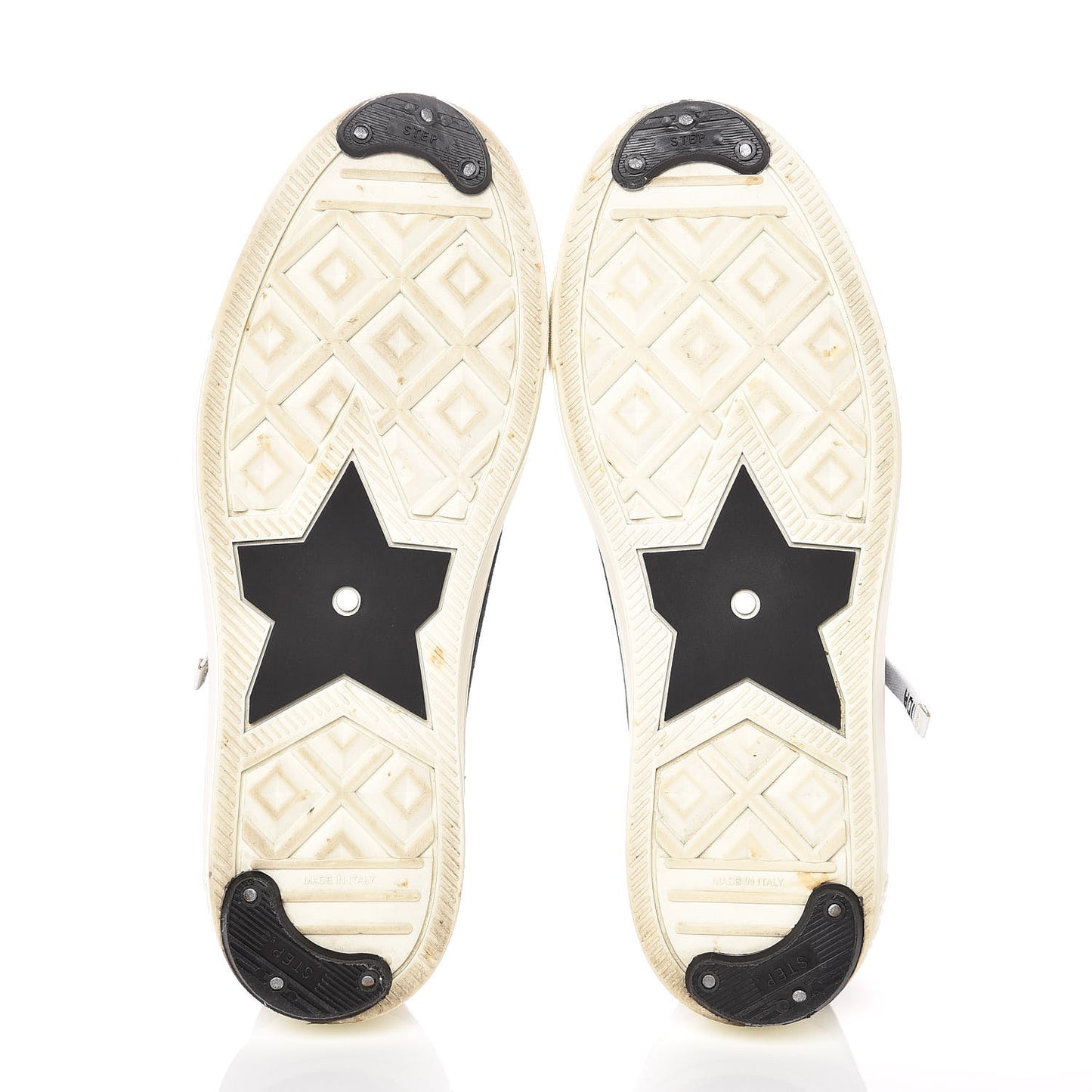 Canvas Walk'n Dior Low Top Sneakers 38.5 Black White