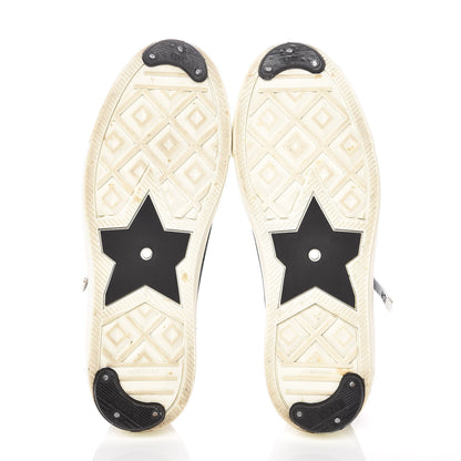 Christian Dior Canvas Walk'n Dior Low Top Sneakers 38.5 Black White 7 of 16