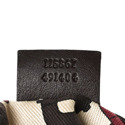 Gucci Guccissima Medium Horsebit Chain Hobo Dark Brown 6 of 20