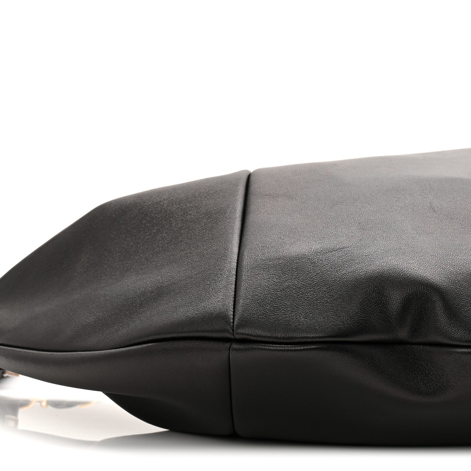 Saint Laurent Lambskin Amalia Hobo Black 9 of 10