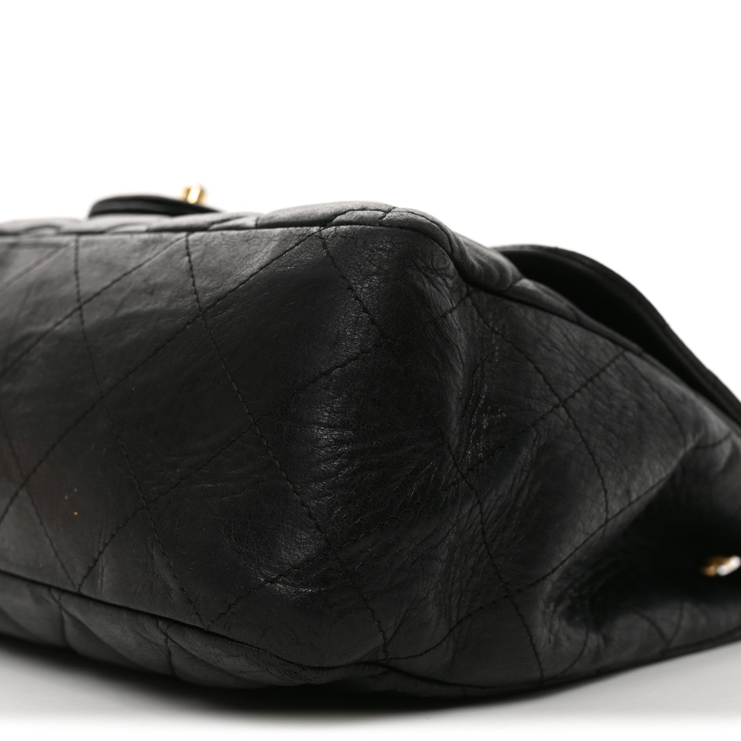 Chanel Lambskin Quilted Jumbo Single Flap Black 9 of 9
