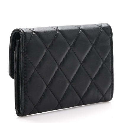 Chanel Aged Calfskin Quilted Reissue Flap Card Holder So Black 3 of 10