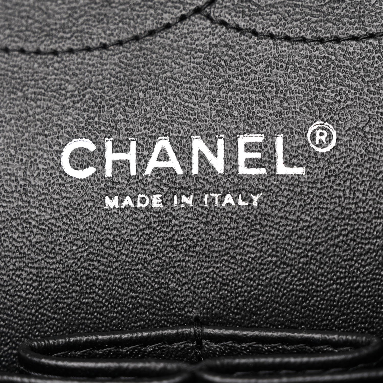 Chanel Lambskin Chevron Quilted Jumbo Double Flap So Black 6 of 14