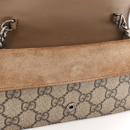 Gucci GG Supreme Monogram Super Mini Dionysus Shoulder Bag Taupe 10 of 15