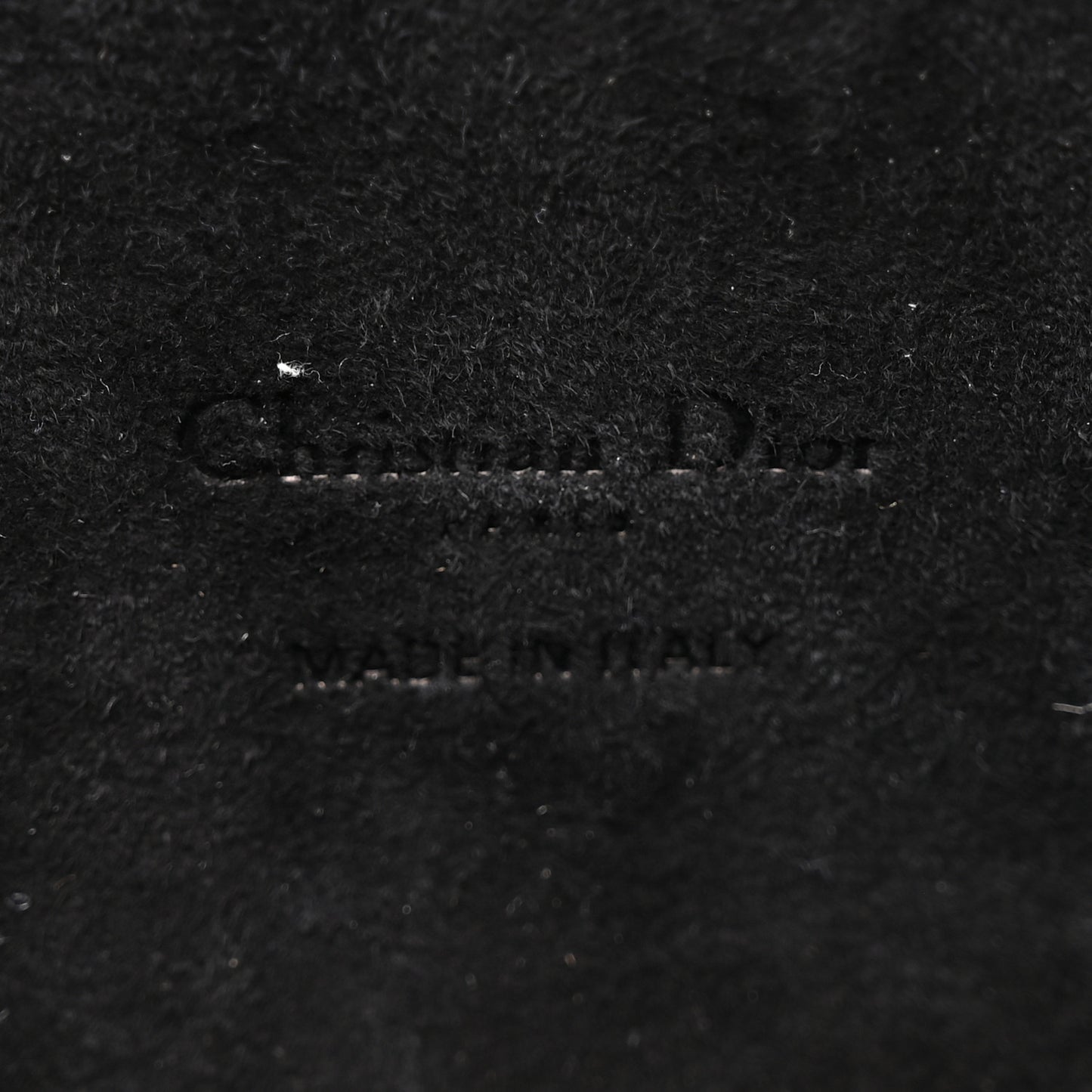 Grained Calfskin Caro Double Pouch Black