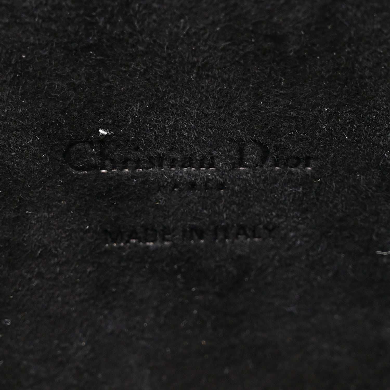 Christian Dior Grained Calfskin Caro Double Pouch Black 5 of 9