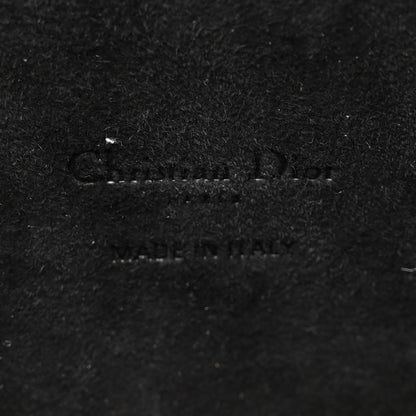 Christian Dior Grained Calfskin Caro Double Pouch Black 5 of 9