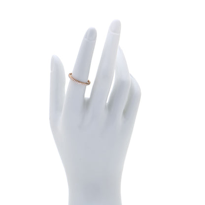 Tiffany 18K Rose Gold Diamond .34ctw Soleste Full Eternity Band Ring 54 7 2 of 6
