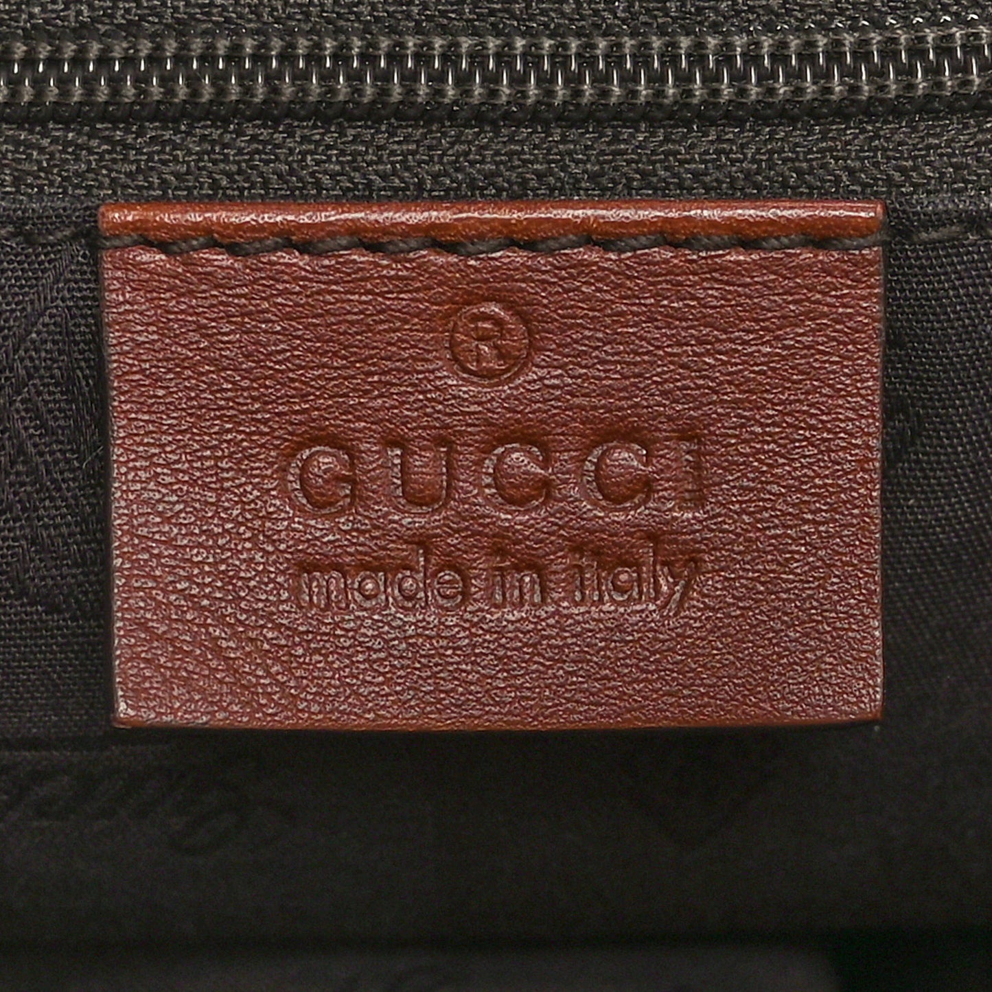 Metallic Guccissima Medium Sukey Tote Brown