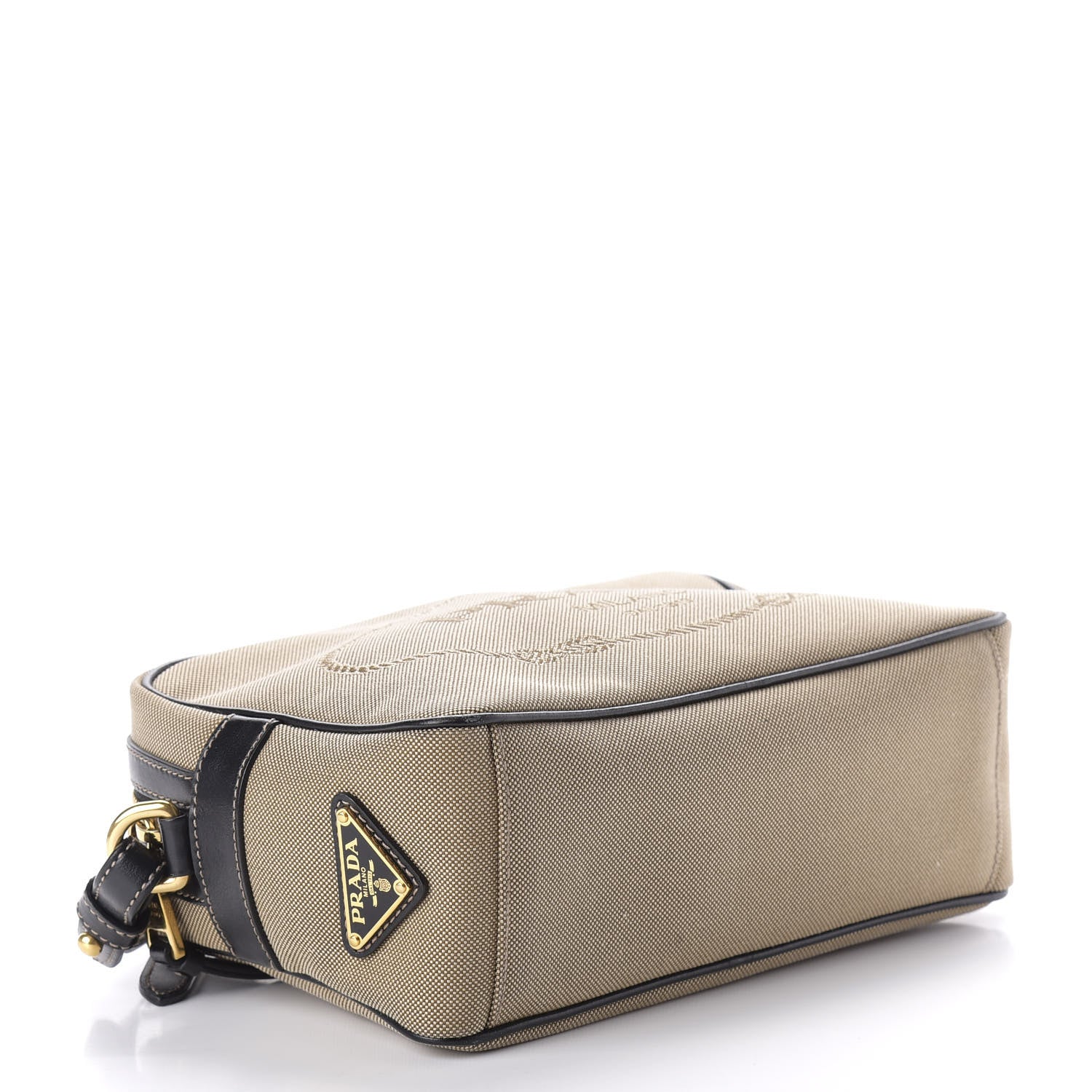 Prada Jacquard Logo Camera Bag Corda Bruciato 4 of 9