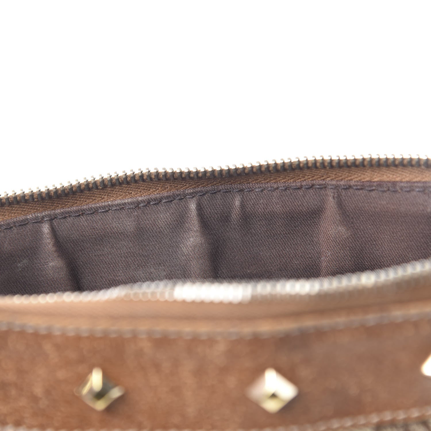 Gucci Monogram Studded Messenger Brown 7 of 19