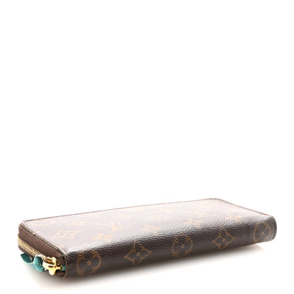 Louis Vuitton Monogram Clemence Wallet Turquoise 4 of 7