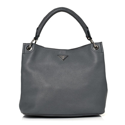 Prada Vitello Daino Hobo Inchiostro 1 of 14