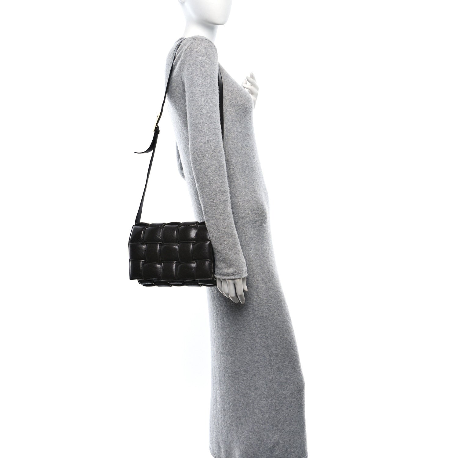 Bottega Veneta Paper Calfskin Maxi Intreccio Padded Cassette Crossbody Bag Fondant 2 of 9