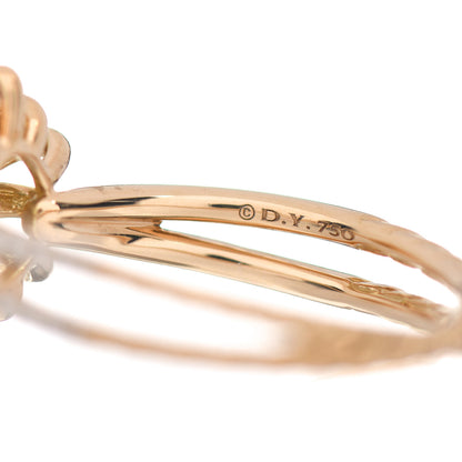 David Yurman 18K Yellow Gold Diamond Starburst Ring 54 6.75 5 of 5