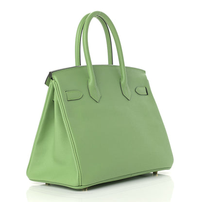 Hermes Epsom Birkin 30 Vert Criquet 2 of 8