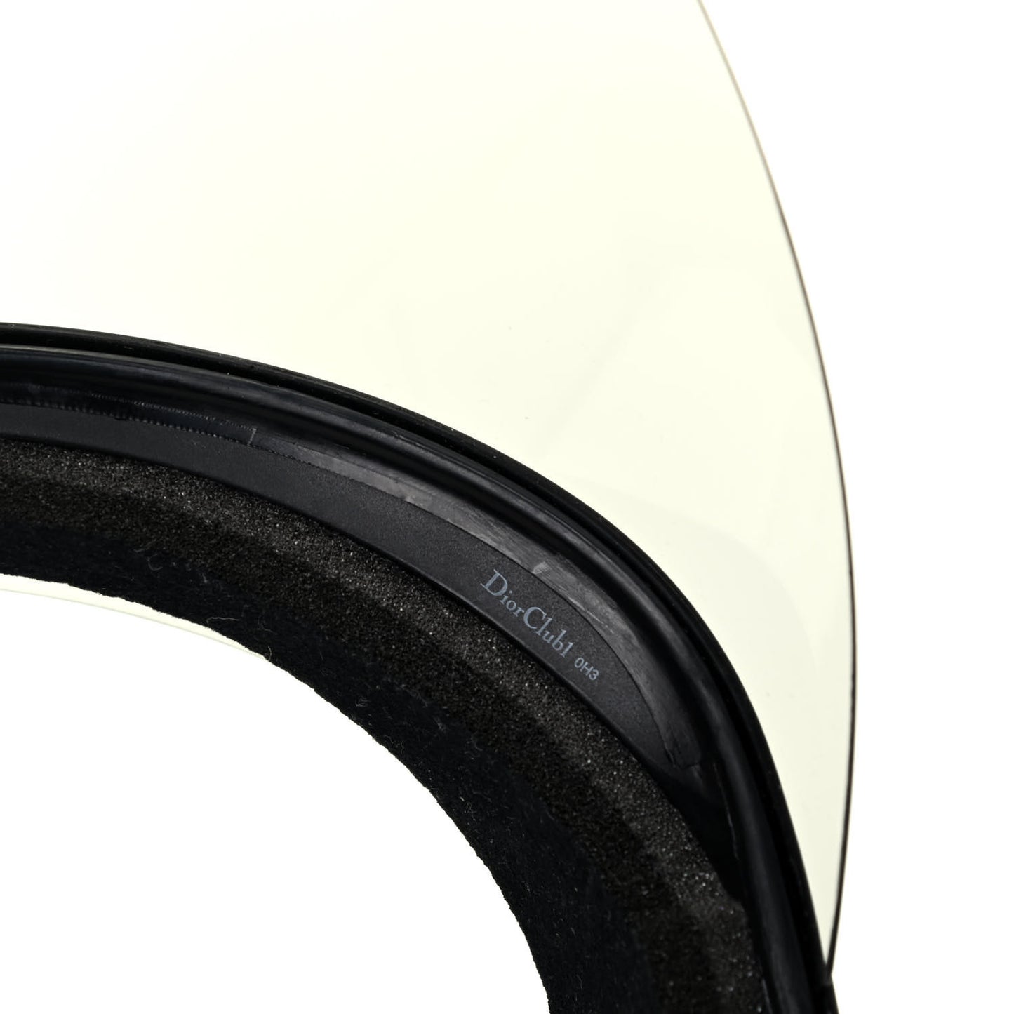 Mirrored DiorClub1 Sun Visor Black
