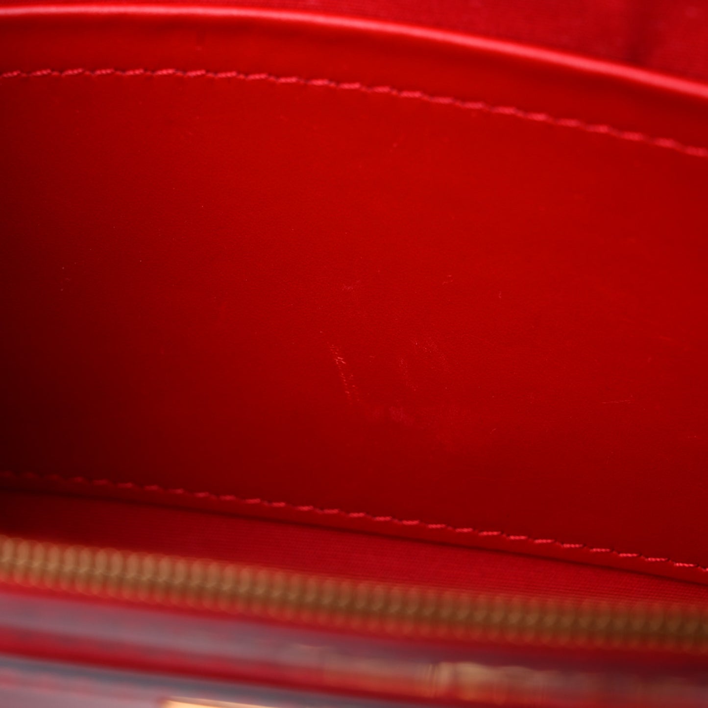 Patent Louise Clutch Cherry