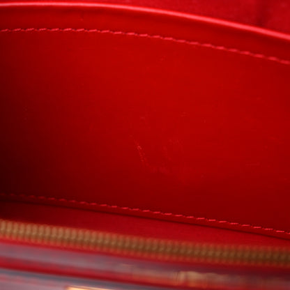 Louis Vuitton Patent Louise Clutch Cherry 17 of 21