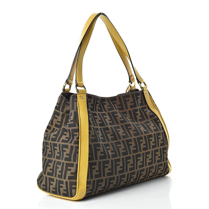 Fendi Zucca Tote Tobacco Yellow 3 of 13